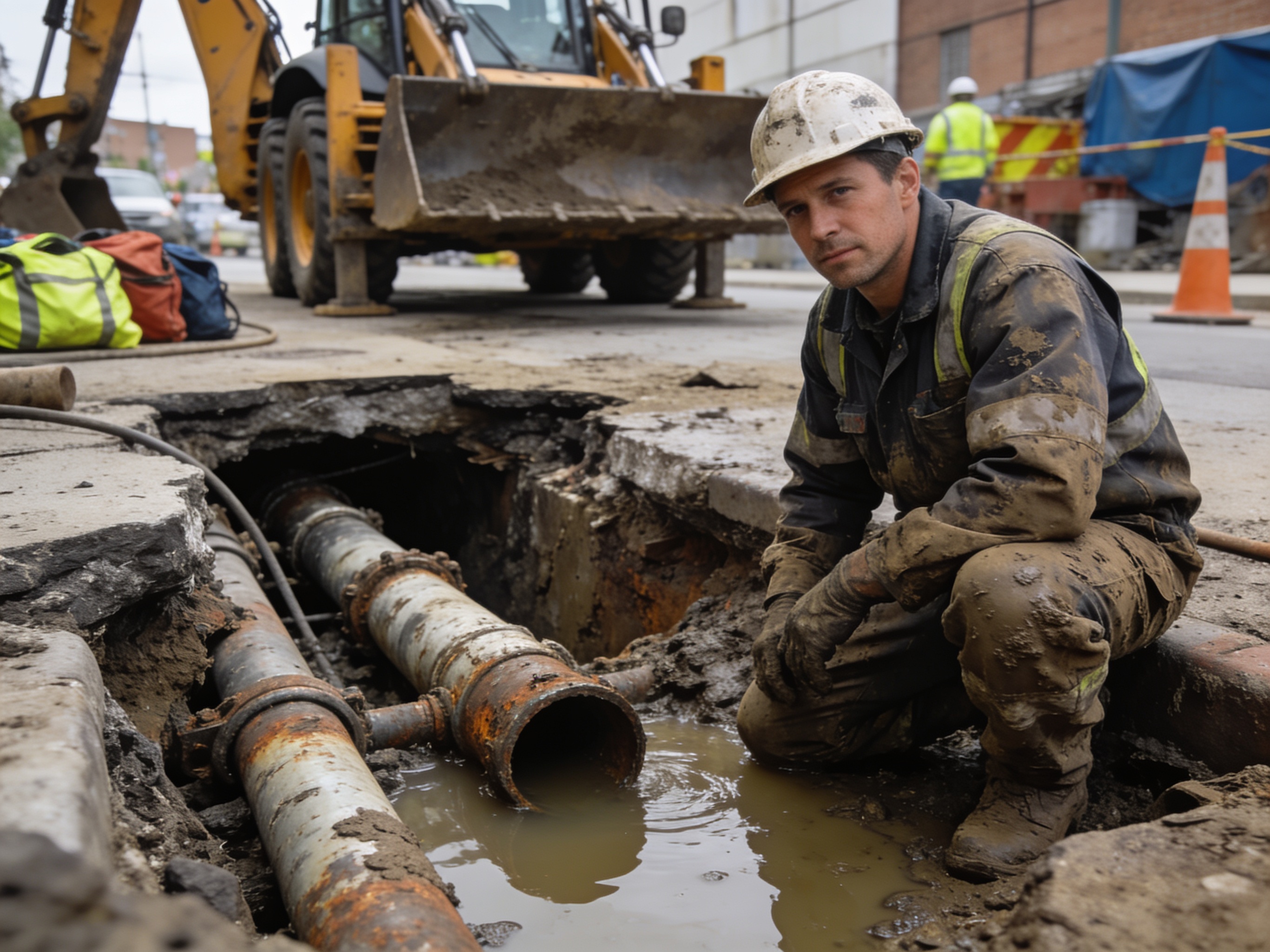 Broken Sewer Line in Southaven, MS