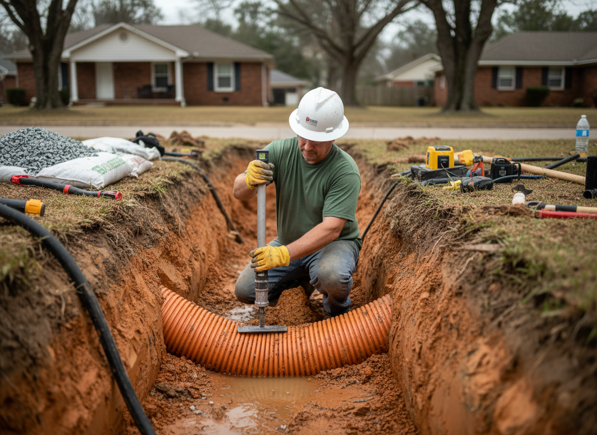 Sewer Line Repair in Olive Branch MS, MS 38654