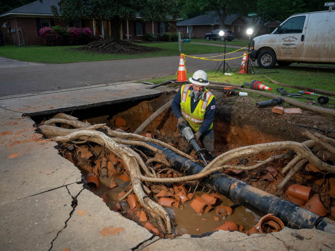 Sewer Line Repair in Walls MS, MS 38680